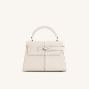 JW PEI Elise Top Handle Cream Mini Bag